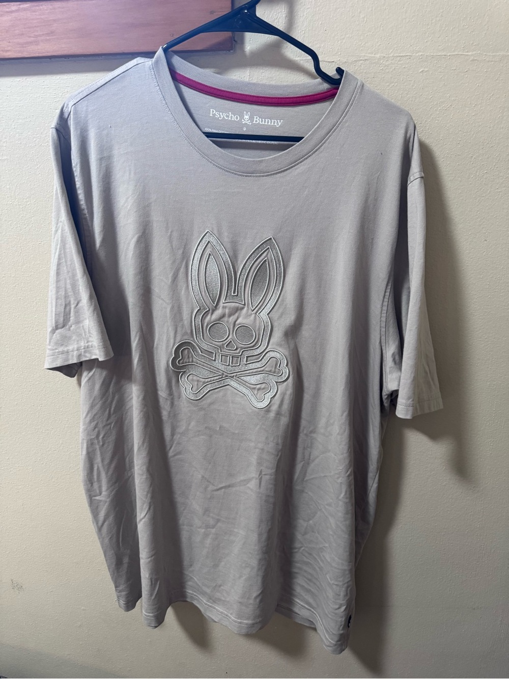 Psycho Bunny Gray Logo Tee